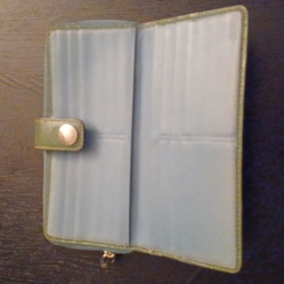 Coach Peacock Pattern Wallet - Picture 2 of 3